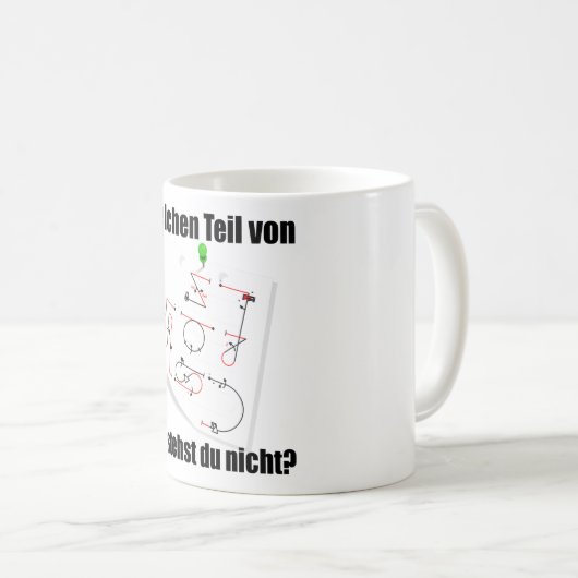 Aresti Symbols Aerobatisches Pilotprogramm Kaffeetasse (VorderseiteRechts)