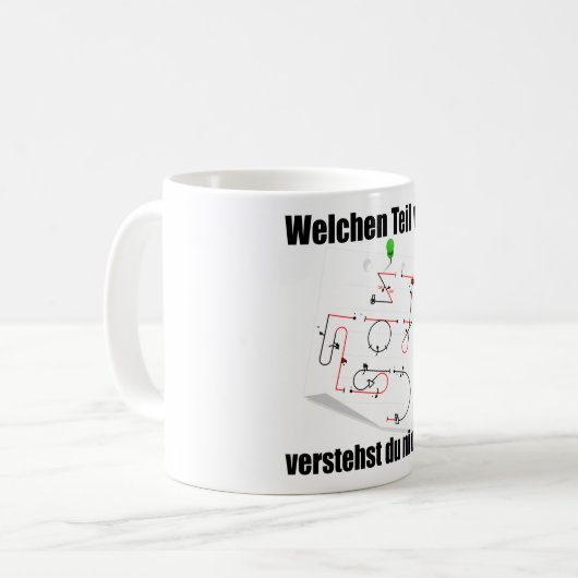 Aresti Symbols Aerobatisches Pilotprogramm Kaffeetasse (Vorderseite Links)