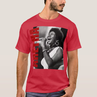 Aretha Franklin Retro-Ästhetik-Fan-Art T-Shirt