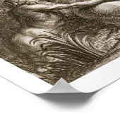 Arethusa, verfolgt von Alpheus und verwandelt sich Poster (Ecke)