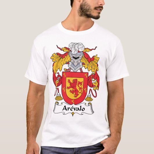 Arevalo Familienwappen T-Shirt (Vorderseite)