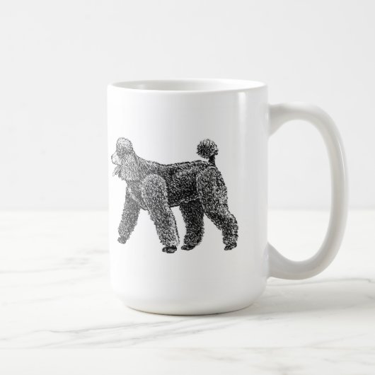 Arf-Arf Rockaway Pudel-Tasse Kaffeetasse (Rechts)