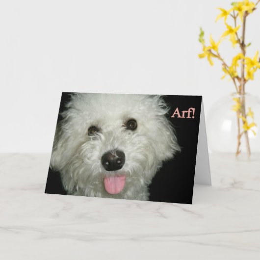 ARF! KARTE (Gelbe Blume)