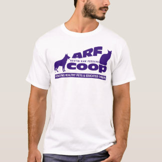 ARF Korb: lila auf Weiß T-Shirt