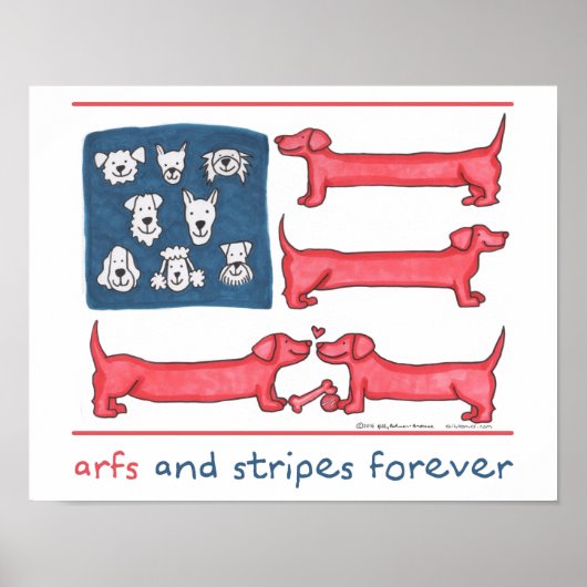 Arfs & Stripes Forever Poster (Vorne)