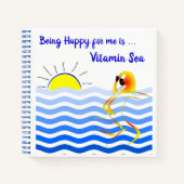 Arful Beach Journal Notizbuch (Vorderseite)