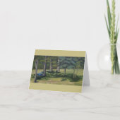 Arful Blue Hammock Note Card Dankeskarte (Vorderseite)