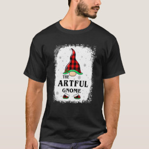 Arful Gnome Buffalo Kariert Matching Family Xmas P T-Shirt