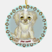 Arfy Dog Keramik Ornament (Vorne)