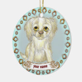 Arfy Dog Keramik Ornament (Links)