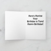 Arg Birthday Card 3 Karte (Innenseite)