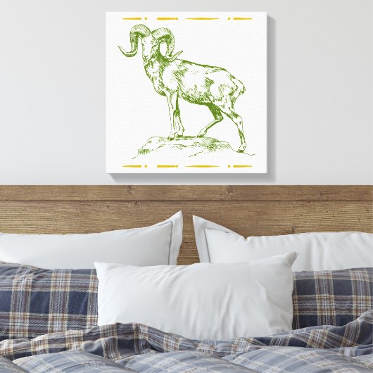 Argali Leinwanddruck (Insitu (Schlafzimmer))