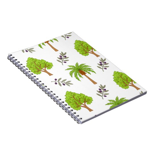 Argan und Datumsmotiv Notizblock (Rechte Seite)