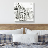 Argan und Monsieur Purgon Leinwanddruck (Insitu (Schlafzimmer))