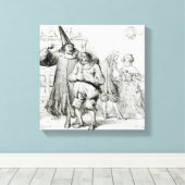 Argan und Monsieur Purgon Leinwanddruck (Insitu (Holzboden))