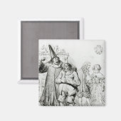 Argan und Monsieur Purgon Magnet (Vorderseite/Rückseite)