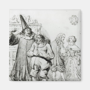 Argan und Monsieur Purgon Magnet