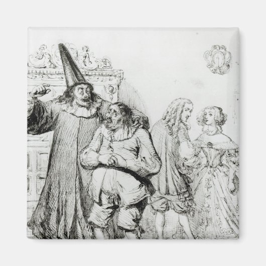 Argan und Monsieur Purgon Magnet (Vorne)