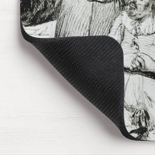 Argan und Monsieur Purgon Mousepad (Ecke)