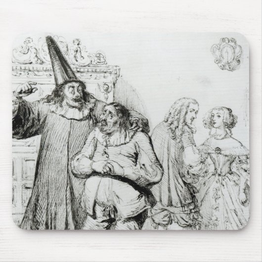 Argan und Monsieur Purgon Mousepad (Vorne)