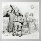 Argan und Monsieur Purgon Poster (Vorne)