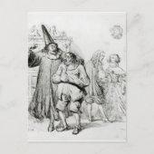 Argan und Monsieur Purgon Postkarte (Vorderseite)