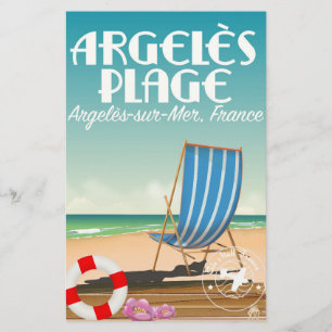 Argelès Plage, Argelès-sur-Mer, Frankreich Briefpapier