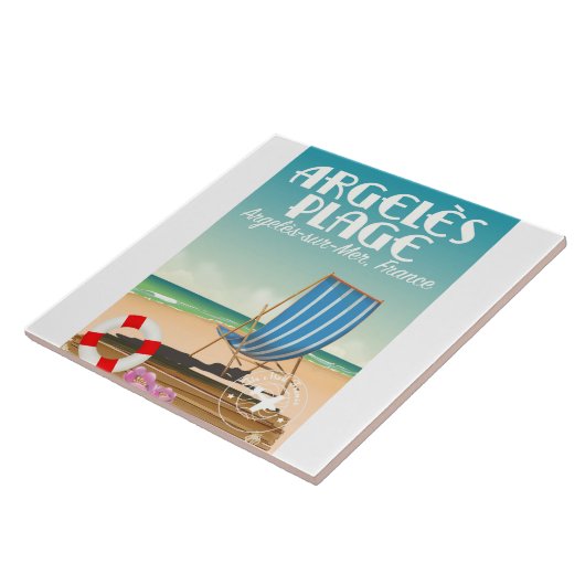 Argelès Plage, Argelès-sur-Mer, Frankreich Fliese (Seite)