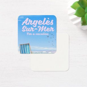argelès-sur-mer Frankreich Reiseplakat