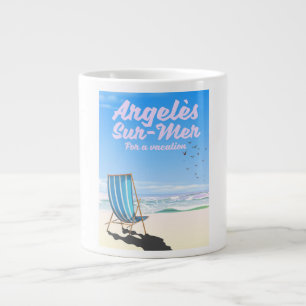 argelès-sur-mer Frankreich-Reiseplakat Jumbo-Tasse