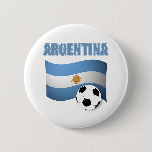 Argenitna Weltmeisterschaft-T - Shirt Button (Vorderseite)
