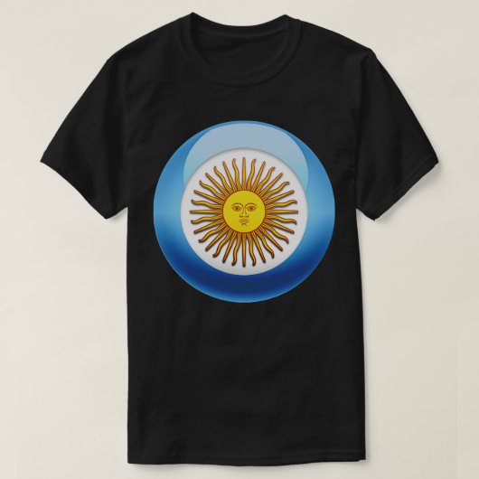 Argentenia Flag Roundel T-Shirt (Design vorne)