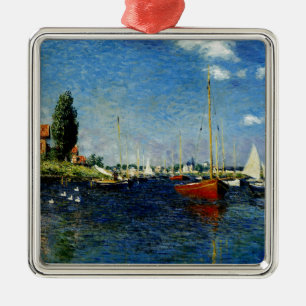 Argenteuil, berühmtes Bild von Claude Monet, Ornament Aus Metall