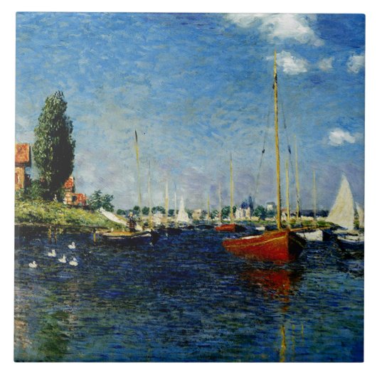 Argenteuil, berühmtes Gemälde, Fliese (Vorderseite)