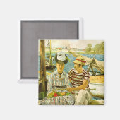 Argenteuil Edouard Manet Magnet (Vorderseite/Rückseite)