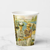 Argenteuil Edouard Manet Pappbecher (Rückseite)