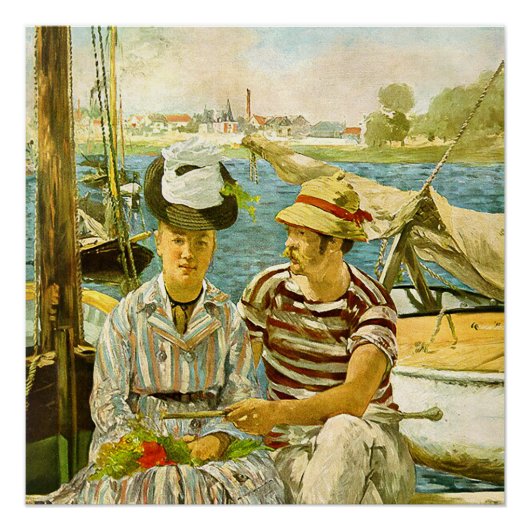 Argenteuil Edouard Manet Poster (Vorderseite)