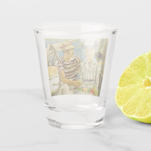 Argenteuil Edouard Manet Schnapsglas (Rückseite)