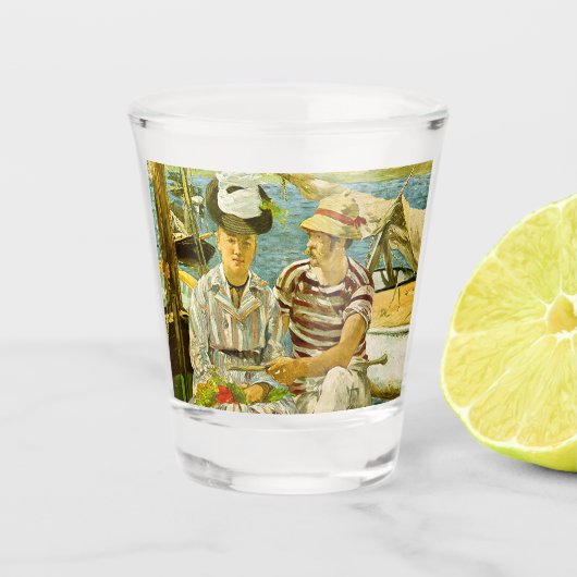 Argenteuil Edouard Manet Schnapsglas (Vorderseite)