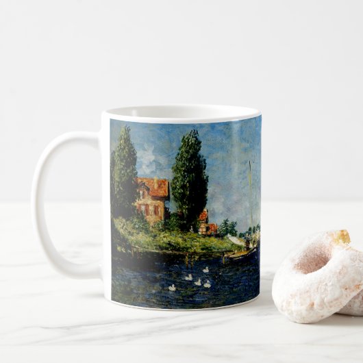 Argenteuil, ein feines Kunstgemälde von Claude Mon Kaffeetasse (Mit Donut)