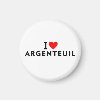 Argenteuil France love city heart like travel Magnet