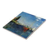 Argenteuil, Kunstmalerei von Claude Monet Fliese (Seite)