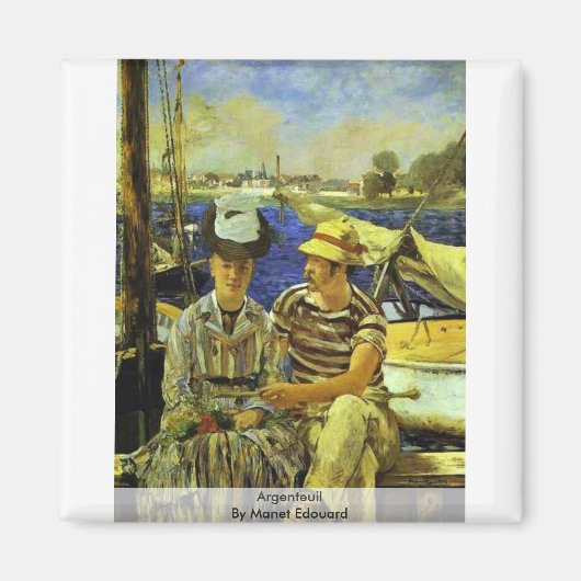 Argenteuil von Manet Edouard Magnet (Vorne)