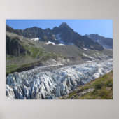 Argentiere glacier French Alpen Poster (Vorne)