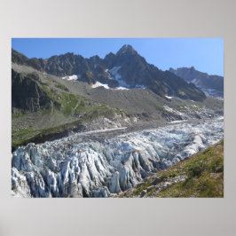Argentiere glacier French Alpen Poster