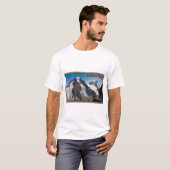 Argentiere - sehen Sie von den Flügeln Montets an T-Shirt (Vorne ganz)