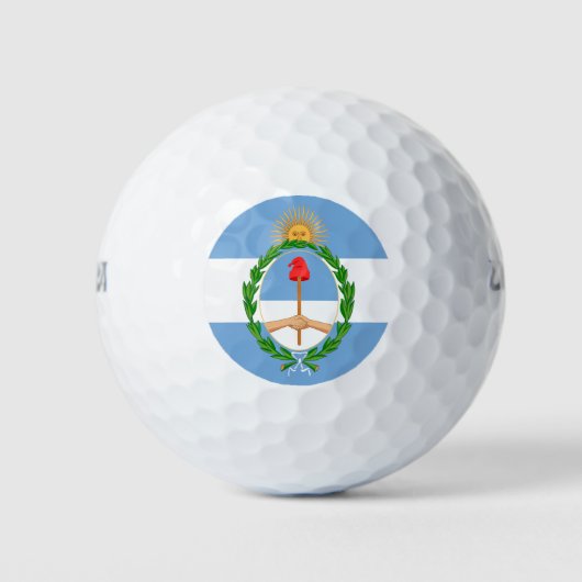 Argentina-Emblem Golfball (Vorderseite)