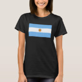 Argentina Flag Argentine Pride Funny Speech of Arg T-Shirt (Vorderseite)