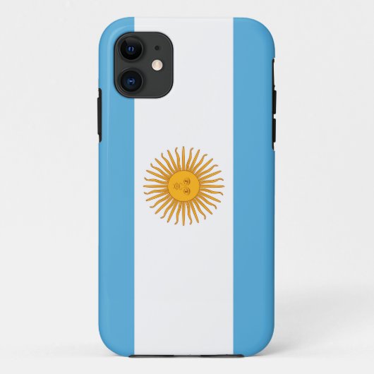 Argentina Flag Cell Phone Case (Rückseite)