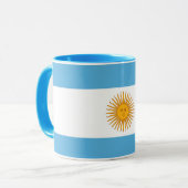 Argentina Flag Coffee Mug – Argentinian Decor  Tasse (Vorderseite Links)